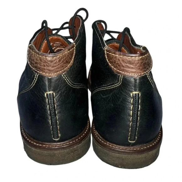 Johnston & Murphy Copeland Chukka Casual Boot Black Tumbled Full Grain - Picture 3 of 9